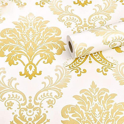 AMOZI Vinyl Classics Multicolor Wallpaper(L x W: 500 cm x 45 cm)