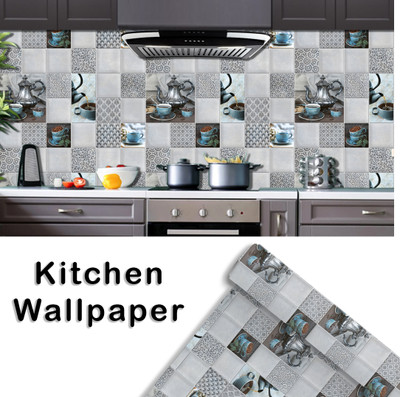 Decor1ders Vinyl Decorative Multicolor Wallpaper(L x W: 200 cm x 40 cm)