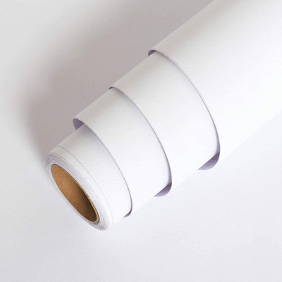 ELTROZ Vinyl Abstract White Wallpaper(L x W: 121 cm x 60 cm)