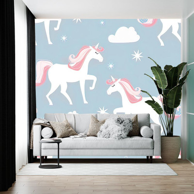 wallpics Vinyl Abstract Multicolor Wallpaper(L x W: 300 cm x 35 cm)