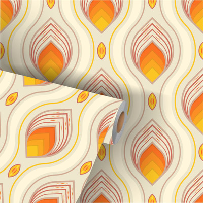 We Kreate Vinyl Decorative Multicolor Wallpaper(L x W: 250 cm x 45 cm)