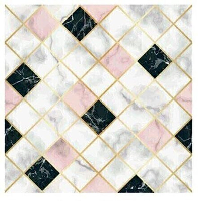 LA NEELJA Abstract Multicolor Wallpaper(200 cm x 60 cm, Pack of 2)
