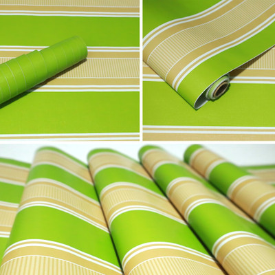 doodad Vinyl Minimal Art Green Wallpaper(L x W: 500 cm x 45 cm)