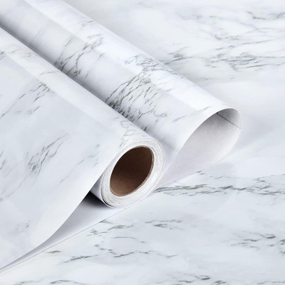 kayru Paper Abstract White Wallpaper(L x W: 60 cm x 200 cm)