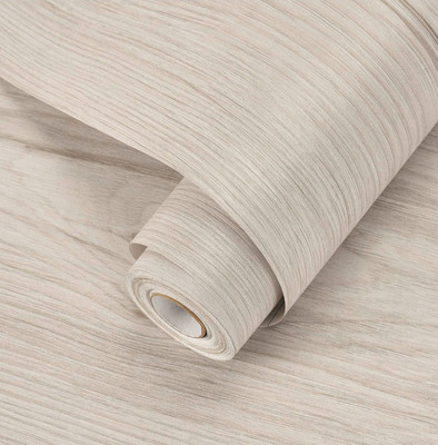 Creon Vinyl Decorative Beige Wallpaper(L x W: 60 cm x 304 cm)