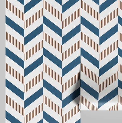 S4Sassy Vinyl Decorative Multicolor Wallpaper(L x W: 304 cm x 63 cm)