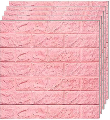 IKONEXX Vinyl, Foils Decorative Pink Wallpaper(L x W: 70 cm x 77 cm)