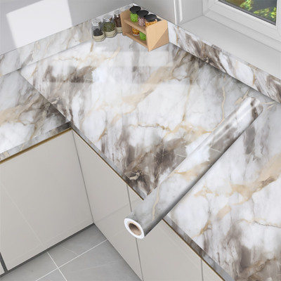 Barebeauty Decorative White Wallpaper(200 cm x 60 cm)