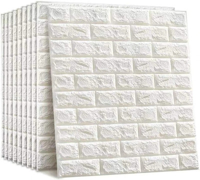 BDM Vinyl Classics White Wallpaper(L x W: 70 cm x 77 cm)