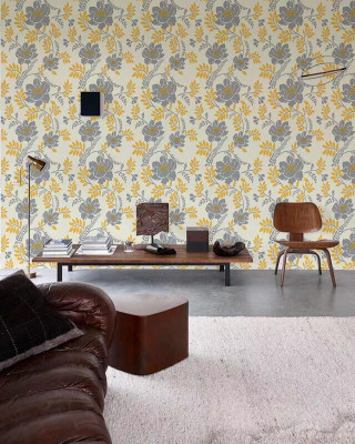 AURORA SHOPPE Vinyl Abstract Grey Wallpaper(L x W: 200 cm x 45 cm)