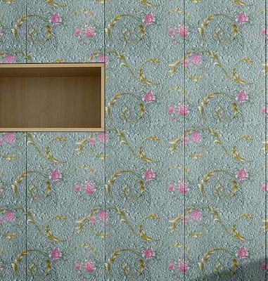 FLIPZONE Vinyl Nature Multicolor Wallpaper(L x W: 304 cm x 45 cm, Pack of 5)