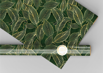 lOMESH Vinyl Classics Green Wallpaper(L x W: 60 cm x 200 cm)