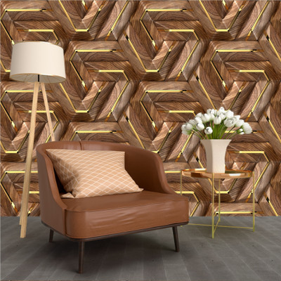VWALL Abstract Multicolor Wallpaper(230 cm x 40 cm)