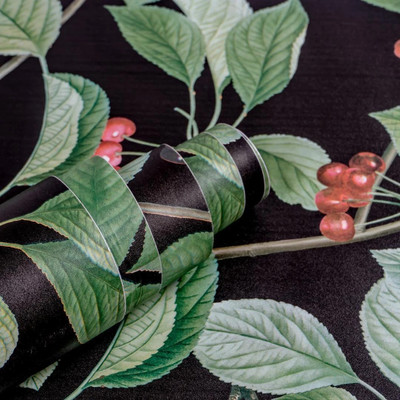 Wallmonks Vinyl Floral & Botanical Multicolor Wallpaper(L x W: 1000 cm x 45 cm)