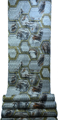 Timeless Embossed Decorative Blue Wallpaper(L x W: 1000 cm x 53 cm)