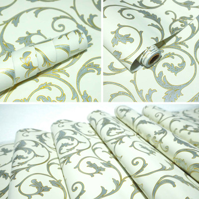 Wallmonks Abstract Yellow Wallpaper(200 cm x 45 cm)