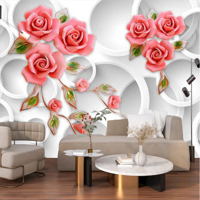 digital print world Abstract Multicolor Wallpaper(130 cm x 40 cm)