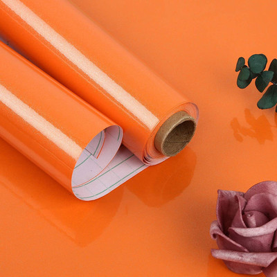 BOLOKA Vinyl Classics Orange Wallpaper(L x W: 60.96 cm x 304 cm)