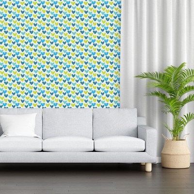 Guru Production Vinyl Decorative Multicolor Wallpaper(L x W: 244 cm x 41 cm)