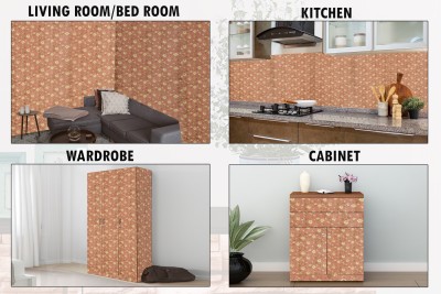 The Furnishing Tree Classics Brown Wallpaper(500 cm x 60 cm, Pack of 3)