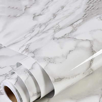 Kliznil Vinyl Places White Wallpaper(L x W: 200 cm x 45 cm)