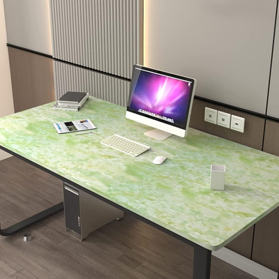OMRUDRAVI Vinyl Abstract Green Wallpaper(L x W: 200 cm x 60 cm)