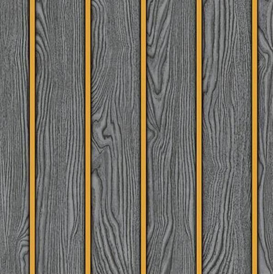 Assbri Vinyl Classics Grey, Gold Wallpaper(L x W: 600 cm x 45 cm)