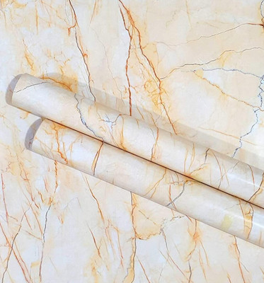 Walldaddyy Vinyl Nature White Wallpaper(L x W: 254 cm x 60.96 cm)