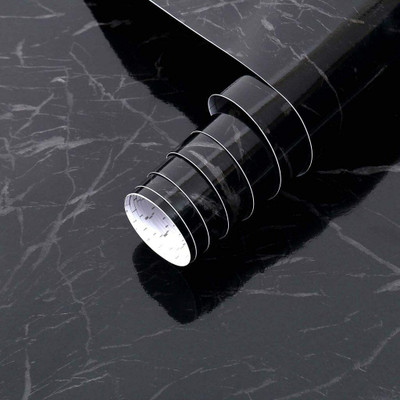 CRAZE IMPEX Paper Classics Black Wallpaper(L x W: 500 cm x 60 cm)