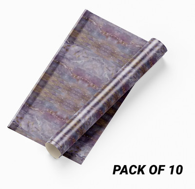 PRINIX Decor Vinyl Decorative White, Brown Wallpaper(L x W: 1000 cm x 45 cm)