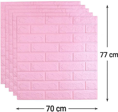 Karmanic Architecture Pink Wallpaper(77 cm x 70 cm)