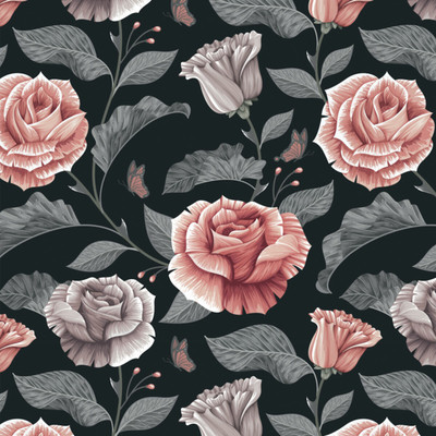 texoro Vinyl Abstract Pink, Black, Grey, White Wallpaper(L x W: 230 cm x 45 cm)