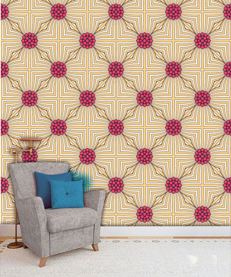 Creative Print Solution Abstract Multicolor Wallpaper(244 cm x 41 cm)