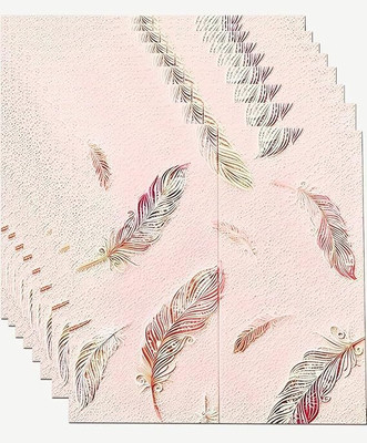 HEMIPOT Vinyl Architecture Pink Wallpaper(L x W: 70 cm x 70 cm)