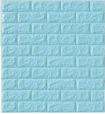 Jiyan Enterprise Decorative Blue Wallpaper(77 cm x 70 cm)