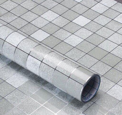 BeeJaySarees Vinyl Architecture Silver Wallpaper(L x W: 200 cm x 60 cm)