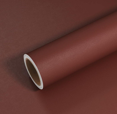 VELLUMTRO Vinyl Abstract Brown Wallpaper(L x W: 60 cm x 304 cm)