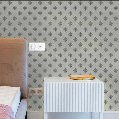 doodad Vinyl Decorative Green Wallpaper(L x W: 1000 cm x 45 cm)