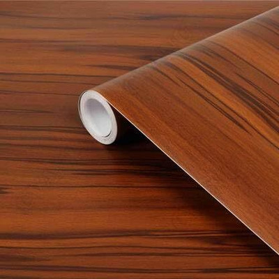 Luchipo Vinyl Abstract Brown Wallpaper(L x W: 60.96 cm x 243.84 cm)