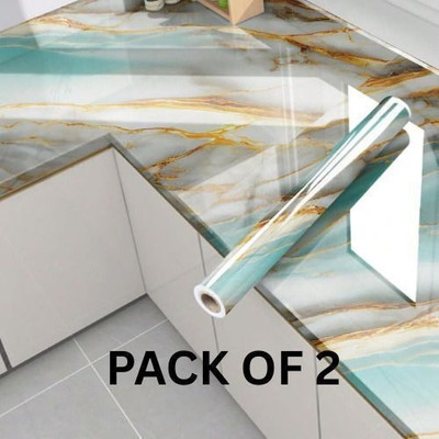 FOIIL VELI Foils Classics Multicolor Wallpaper(L x W: 60 cm x 200 cm, Pack of 2)