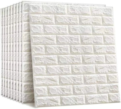 N Gora Architecture White Wallpaper(79 cm x 70 cm)