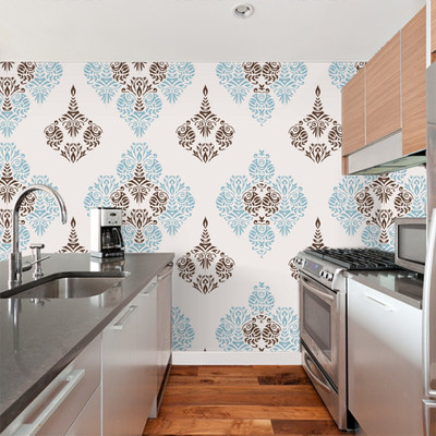 Imagine Printing Solutions Vinyl Decorative Multicolor Wallpaper(L x W: 228 cm x 40 cm, Pack of 2)
