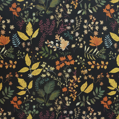 RosaStella 304.8 cm Floral & Botanical Multicolor Self Adhesive Sticker(Pack of 1)