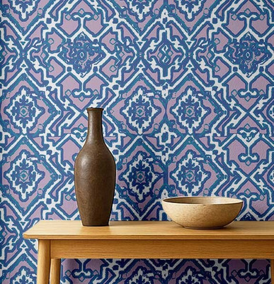 S4Sassy Vinyl Abstract Multicolor Wallpaper(L x W: 152 cm x 63 cm)