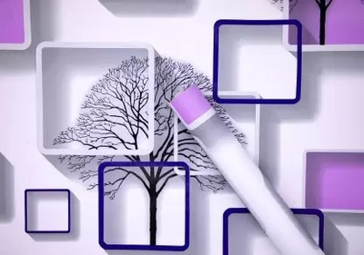 HD PRINT HOUSE Vinyl Decorative Multicolor Wallpaper(L x W: 127 cm x 40 cm)