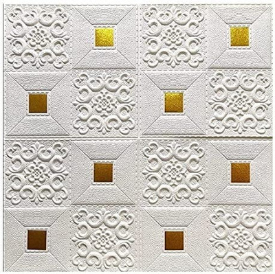 Ansari Decor Decorative Multicolor Wallpaper(70 cm x 70 cm)
