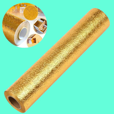 AirSoft PVC Architecture Gold Wallpaper(L x W: 200 cm x 60 cm)