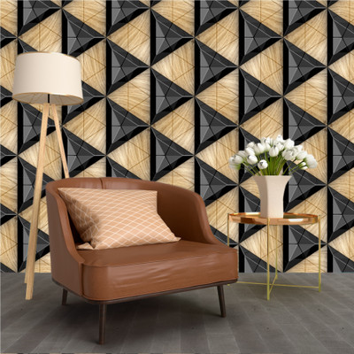 VWALL Abstract Multicolor Wallpaper(230 cm x 40 cm)