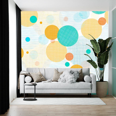 wallpics Vinyl Abstract Multicolor Wallpaper(L x W: 500 cm x 35 cm)