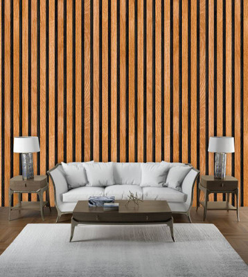 Vera Casa Vinyl Abstract Brown Wallpaper(L x W: 250 cm x 45 cm, Pack of 2)